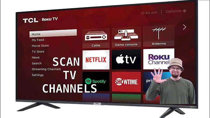 TCL Roku TV: Antennen-TV-Kanäle scannen