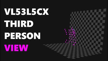 Exploring the VL53L5CX - Third person view