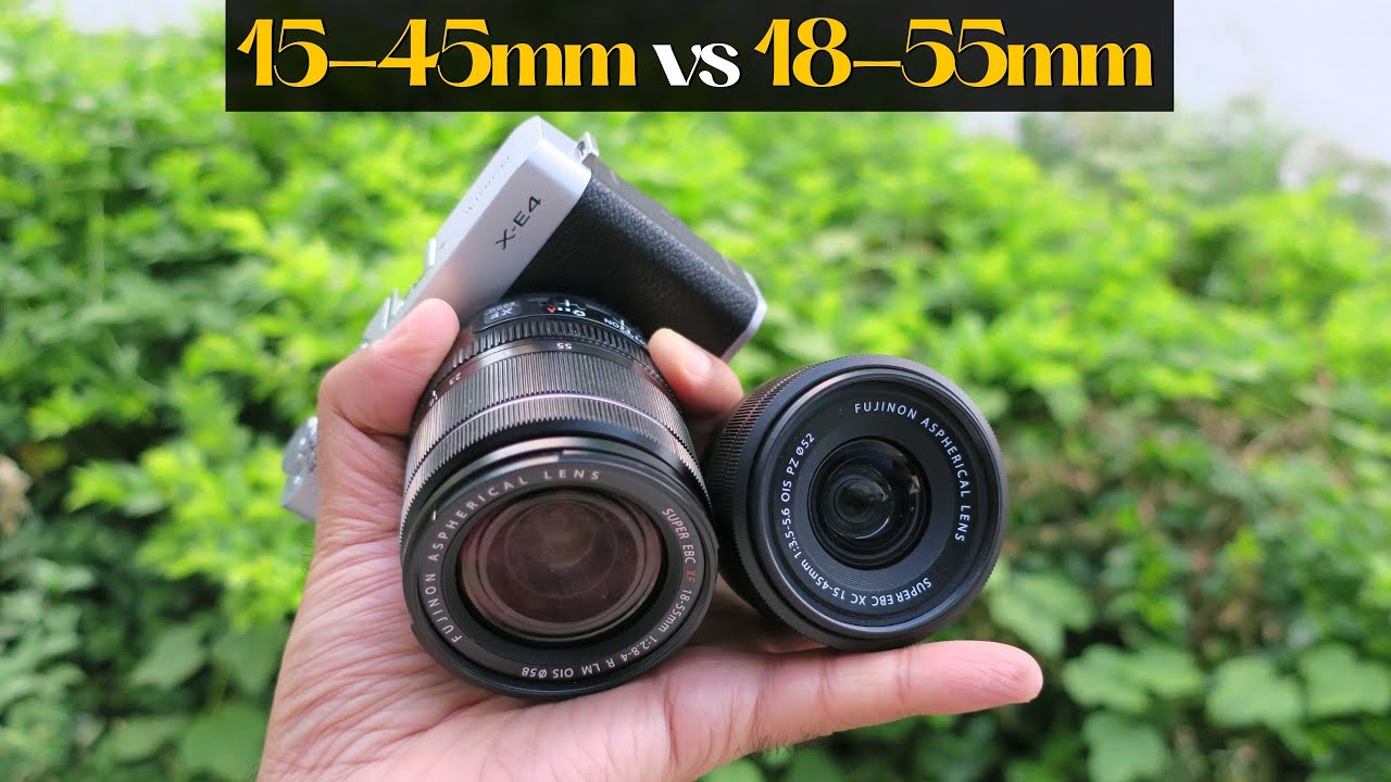 Fujifilm 15-45mm vs 18-55mm for Vlogging + OIS Stabilization Test
