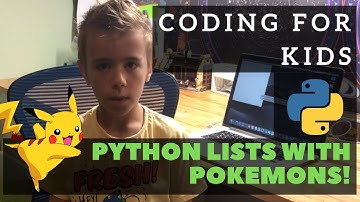 Coding For Kids - Python Lists With Pokemons