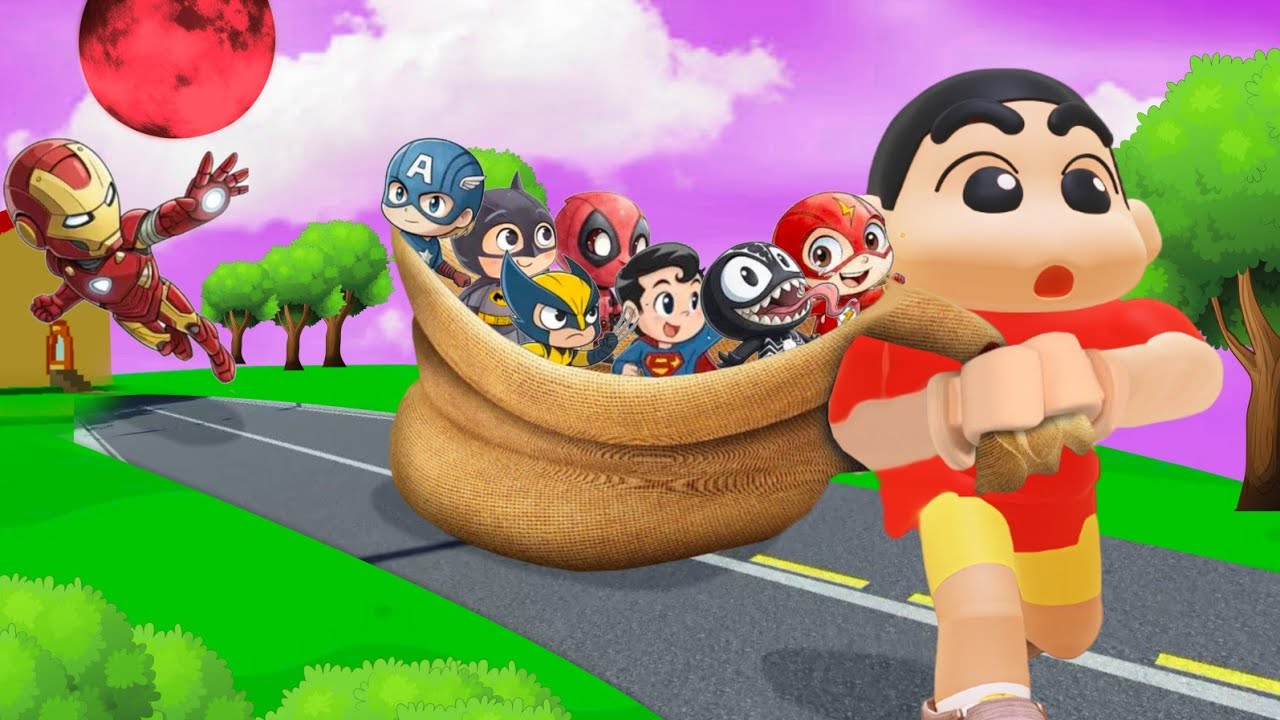 STEALING EVERY SUPERHERO'S IN ROBLOX 😱 | STEAL A SUPERHERO CHALLENGE IN ROBLOX!