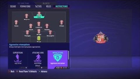 REVIEW FIFA 21 Custom Tactics - Recreate 3-5-2  Sunderland  + Instructions - Replicate real system
