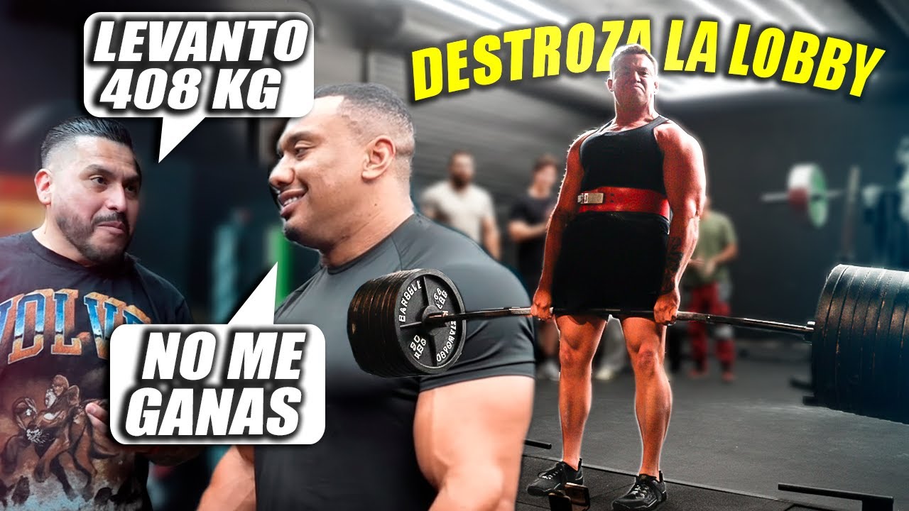 LARRY WHEELS HUMILLADO DE LA PEOR FORMA EN PESO MUERTO POR RAMDON DE GYM - Víctor Valdivia