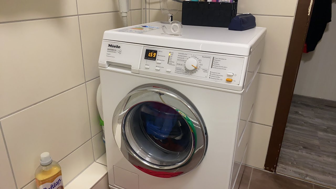 (Live) Miele W3371 EDITION 111 Waschmaschine/Washing Machine / Pflegeleicht/EasyCare 60 YouTube