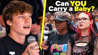 Christian Debates Pro-Choice Students on Abortion