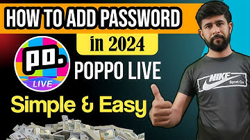 Poppo withdraw ka password kasy change krty hain aur password 🔑 kasy lagty hain !!POPPO LIVE!!
