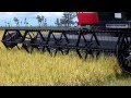 Estrenando Massey Fergunson 5650 SR con doble rotor a 2,4 km/h! Cosecha de arroz 2012. Parte 1