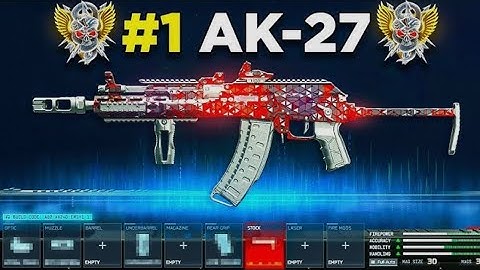 THE #1 AK-27 CLASS in WARZONE!😍(Best AK-27 Class Setup)