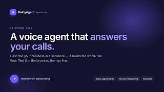Details VoicyAgent: Describe Your Business → Get a Voice Agent That Answers Your Calls Guide