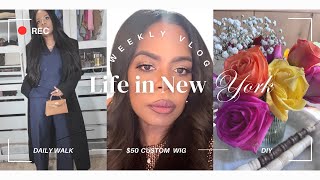 Shocking: I Got a $50 Custom Wig made in New York | NYC Vlog