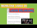 CARA MEMUTAR VIDEO DI LATAR BELAKANG HP ANDROID/SAMBIL CHATTINGAN!