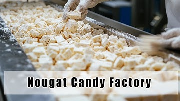 How Nougat Candy is Made: Inside the Factory!