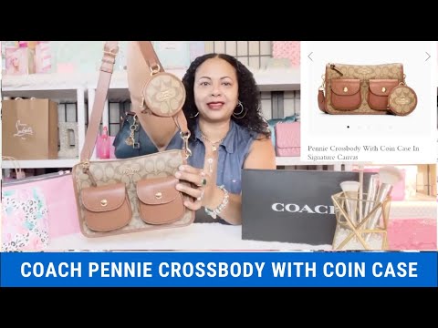 COACH® Outlet  Pennie Crossbody With Coin Case In Signature Canvas