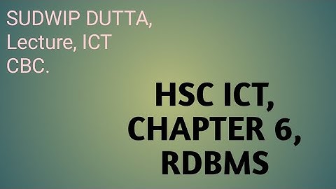 hsc ict | chapter 6 | lecture 4