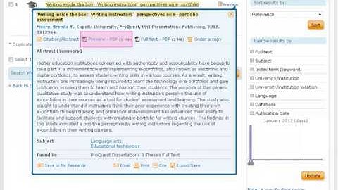 ProQuest Dissertations & Theses