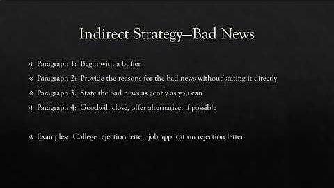 COMM1160, Week 11, Video 2, Direct and Indirect Strategy