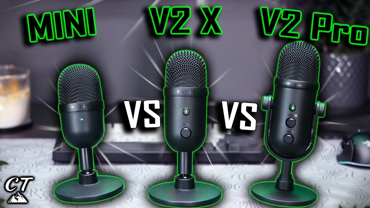 Razer Seiren Mini Vs. Seiren V2 X Vs. Seiren Pro