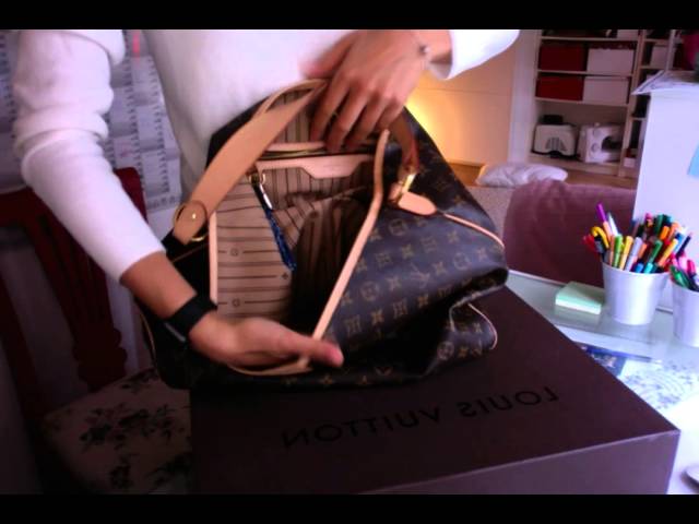 Whats in My Bag : Review Louis Vuitton Delightful MM Monogram 