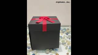 7 layered box || Explosion box || Red and Black ||