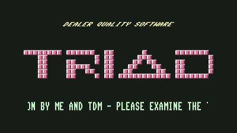 triad intro 31 ! Commodore 64 (C64)
