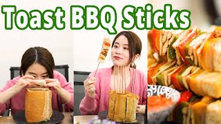 How To Make BBQ Sticks IN a Toast? | Office Cooking Complication | Ms Yeah