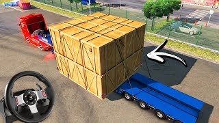 VIAGEM com CARGA PESADA!!! (70 TONELADAS) - Euro Truck Simulator 2 + G27