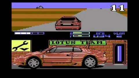 Lotus Esprit Turbo Challenge - Commodore 64 C64 CBM by Gremlin Graphics
