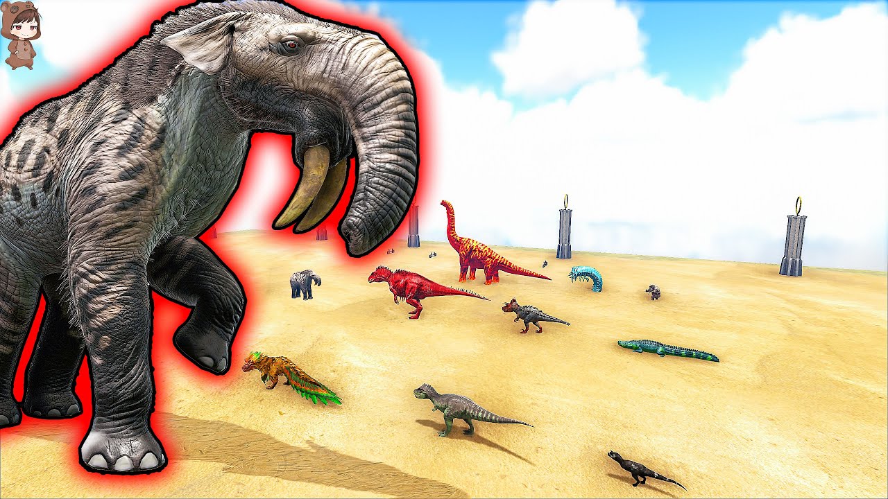 ARK Additions DEINOTHERIUM vs. ARK DINOS and PREHISTORIC BEASTS