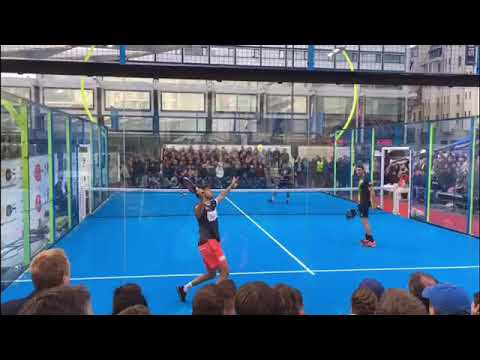 Padel scorpion Trick shot from Agustin Tapia