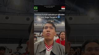 King Indo tantang rank 1 dunia, Brazil #timnas #indonesiavsbrazil #timnasfutsal #kingindo