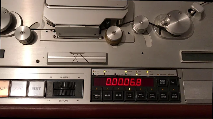 Studer A820 Mk ii 1/4" 2-Track Analogue Mastering Recorder.
