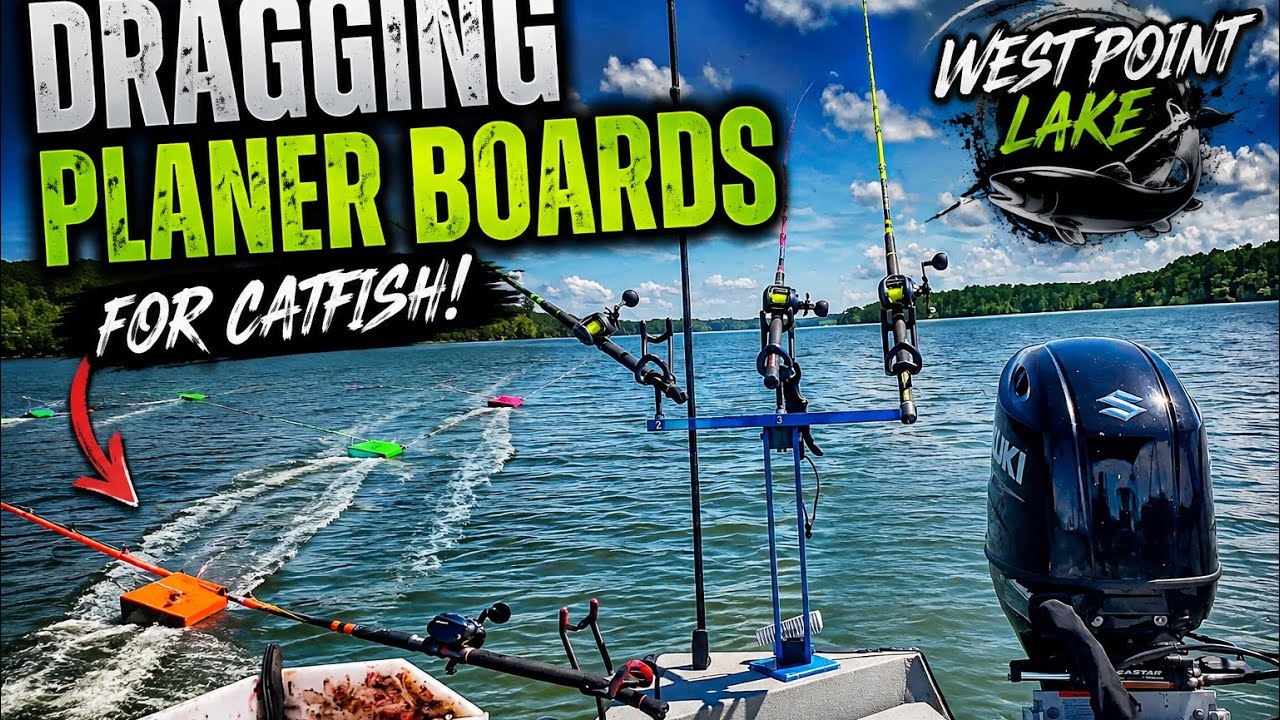 Instructional: How To Drag Big Baits and Target Blue Catfish Fishing