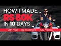 How i made rs80000 profit in 10days from instagram at 19 age  no competition