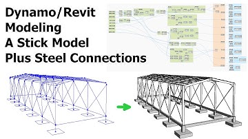 Dynamo/Revit: Modeling a Stick Model Plus Steel Connections