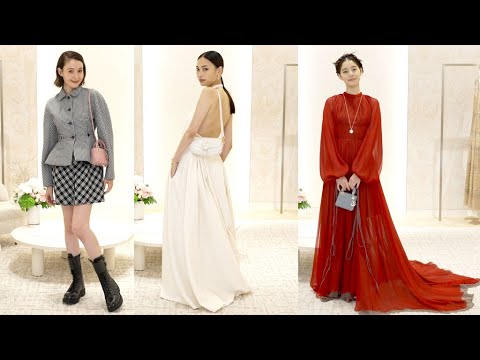 【ファッション】大政絢＆新木優子＆トリンドル玲奈　「ハウス オブ ディオール ギンザ」オープニングプレビュー（大政絢 新木優子 トリンドル玲奈）