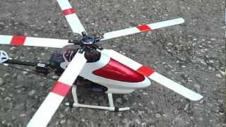 4F200SD5 - 5 Blade rotor first test hover!