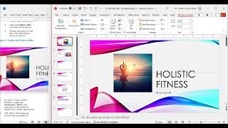 modl cengage powerpoint module 3 project 1b 'Holistic Fitness' by sumer sanares 221 views 1 month ago 12 minutes, 45 seconds