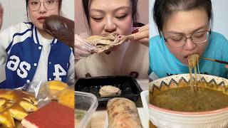 Mukbang food challeng new with real sound #d9mukbang #mukbang screenshot 1
