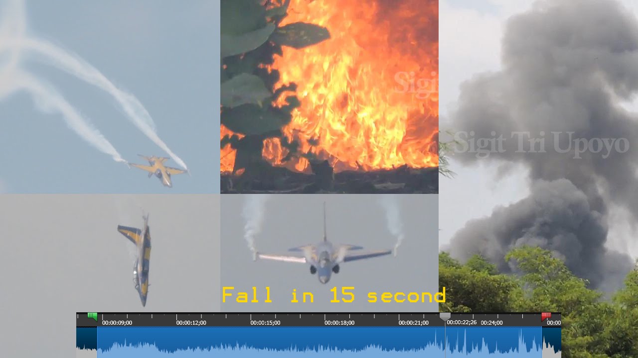 Ledakan Keras Pesawat T 50 Golden Eagle Tni Au Jatuh Gebyar Dirgantara Adisutjipto