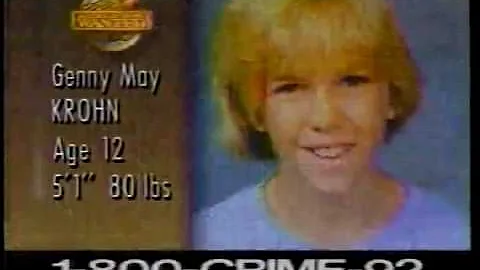 1992 AMW - Genny May Krohn (12 year old girl escap...