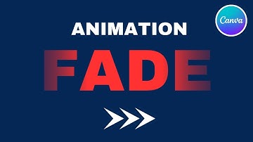 Create Fade Animation Effect in canva | Fade text effect | Text effect