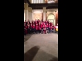 Alumnos del Colegio Valparaíso, de Toledo, cantan villancicos en sede Gobierno Castilla-La Mancha