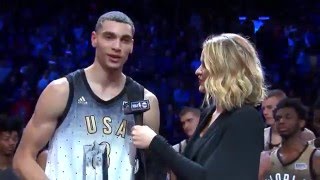 Zach LaVine Wins MVP USA vs World 2016 NBA Rising Stars Challenge