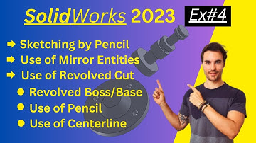 Exercise#4 SOLIDWORKS 2023 || SolidWorks Tutorial for Beginners | SolidWorks tutorial | Beginner#cad