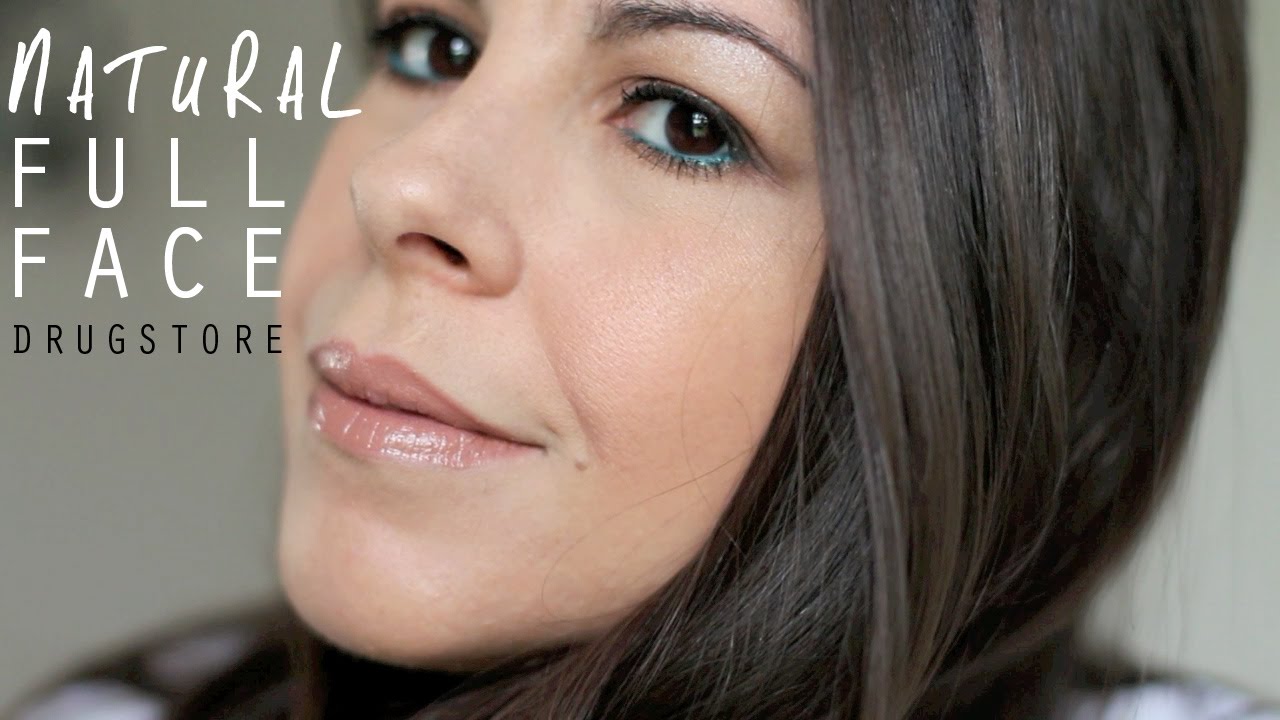 Natural Full Face Drugstore Makeup Tutorial & Affordable Brushes! YouTube