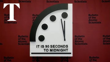 Doomsday Clock set at 90 seconds to midnight for second year in row