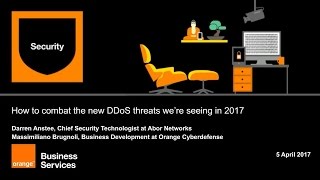 DDoS: how to counter the new threats we're seeing in 2017 About this webinar
