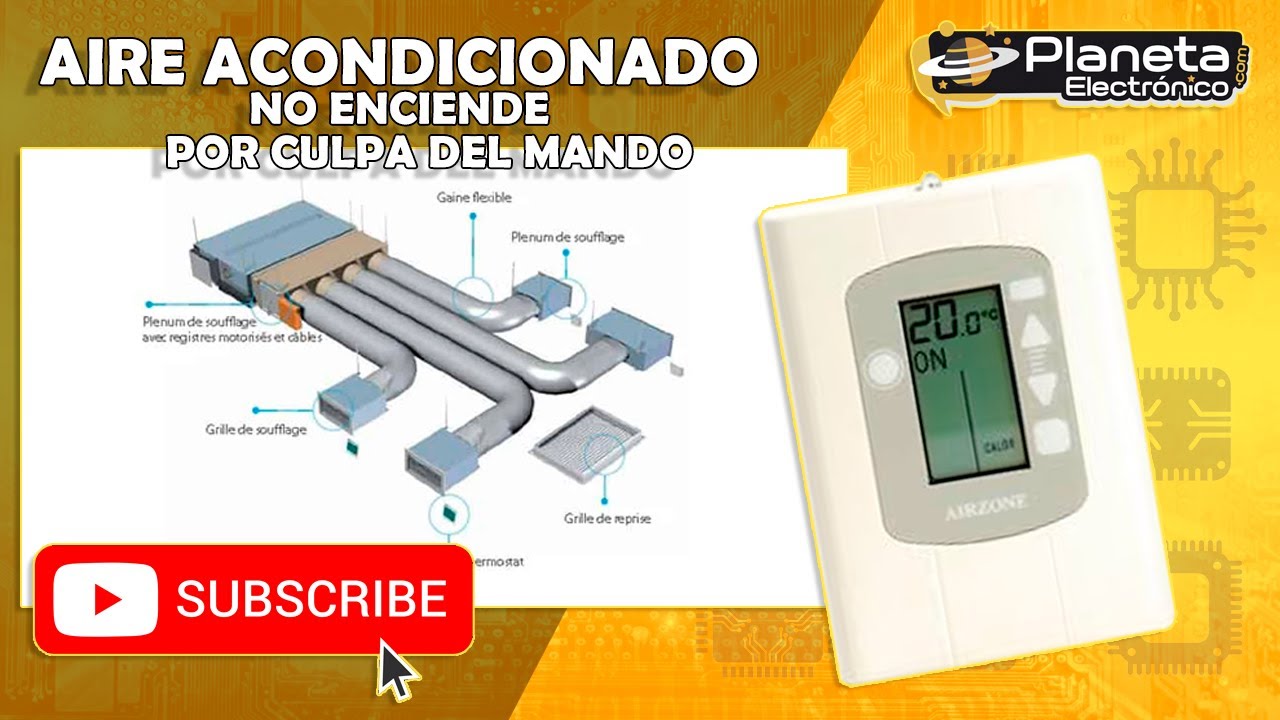 AIRE ACONDICIONADO no funciona por culpa del MANDO A DISTANCIA - YouTube