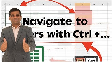 Stop Wasting Time! Jump/Navigate  to Any Corner in Excel with Ctrl + Arrow ⏩