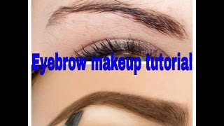 in 1 min Get the perfect Eyebrows in 3 simple steps | eyebrow makeup tutorial